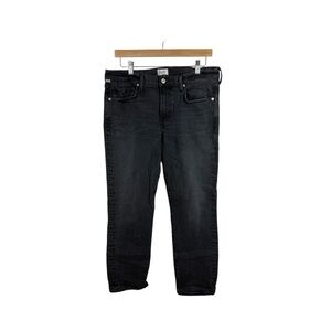 Citizens of Humanity Women’s Ella Mid Rise Slim Crop Jeans Film Noir 30